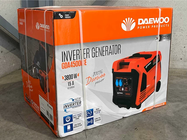 Daewoo gda4500ise inverter stroomgenerator - afbeelding 9 van  17