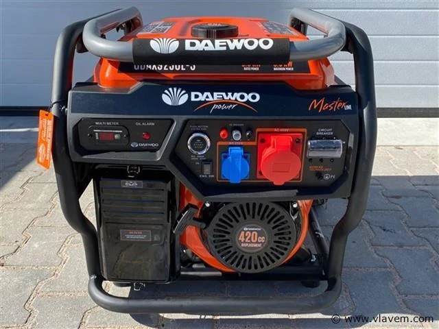 Daewoo gdax9250e benzine stroomgenerator - afbeelding 2 van  5