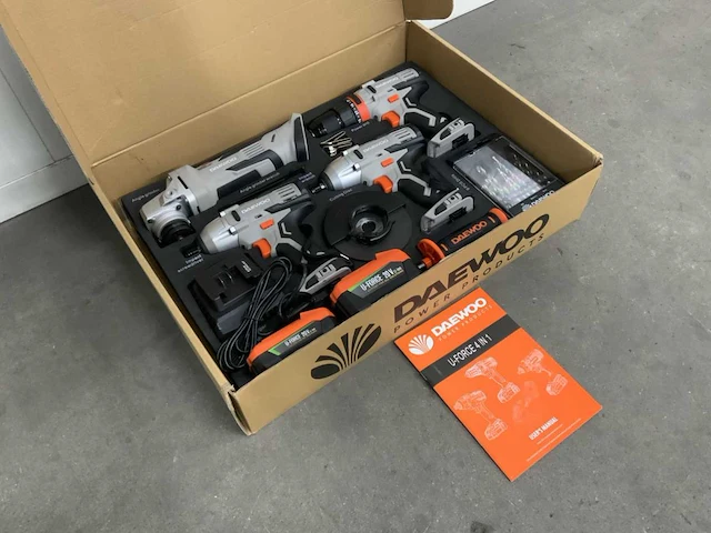 Daewoo u force 4 in 1 accu gereedschapset - afbeelding 4 van  8