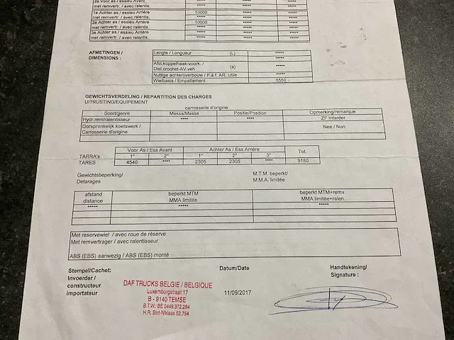 Daf at 85 mc5-7.5 vrachtwagen met autolaadkraan - afbeelding 43 van  49