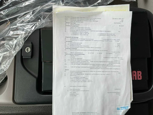 Daf cf 480 container kraanwagen met slechts 174kms - afbeelding 50 van  62