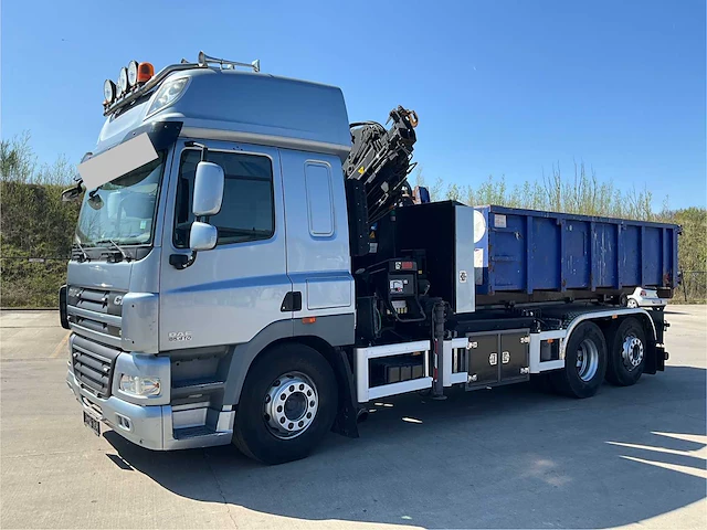 Daf cf vrachtwagen kraan zonder container - afbeelding 1 van  52