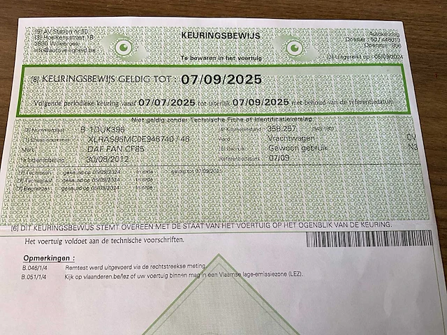Daf cf vrachtwagen kraan zonder container - afbeelding 44 van  52