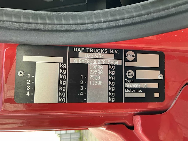 Daf fa-cf 65.250 vrachtwagen - afbeelding 39 van  39