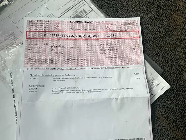 Daf lf 45.220 vrachtwagen - 2012 - afbeelding 16 van  32