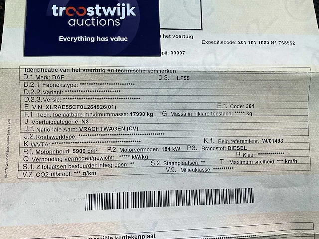 Daf lf55 vrachtwagen - afbeelding 26 van  40