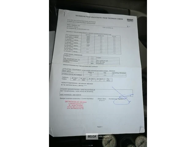 Daf veegwagen / vrachtwagen - afbeelding 13 van  28