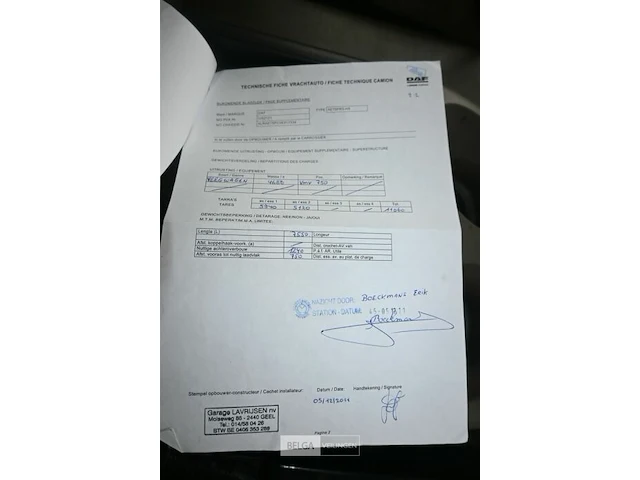 Daf veegwagen / vrachtwagen - afbeelding 14 van  28