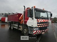 Daf vrachtwagen met kipbak en terex atlas 165.2e autolaadkraan - afbeelding 1 van  31