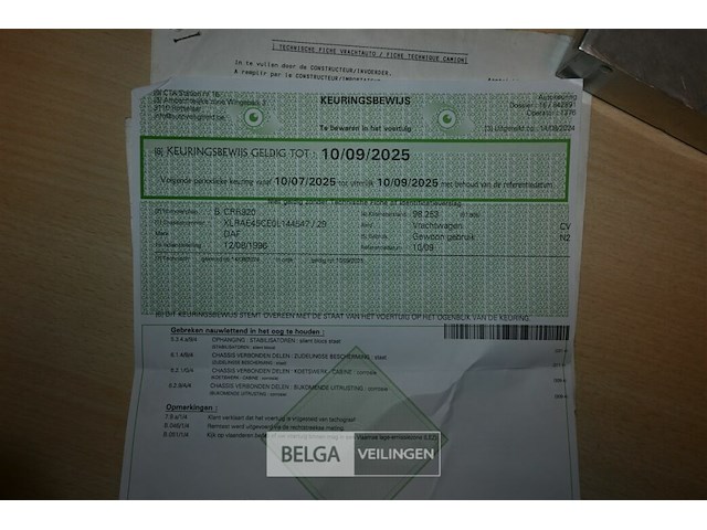 Daf vrachtwagen met kipbak - afbeelding 3 van  22