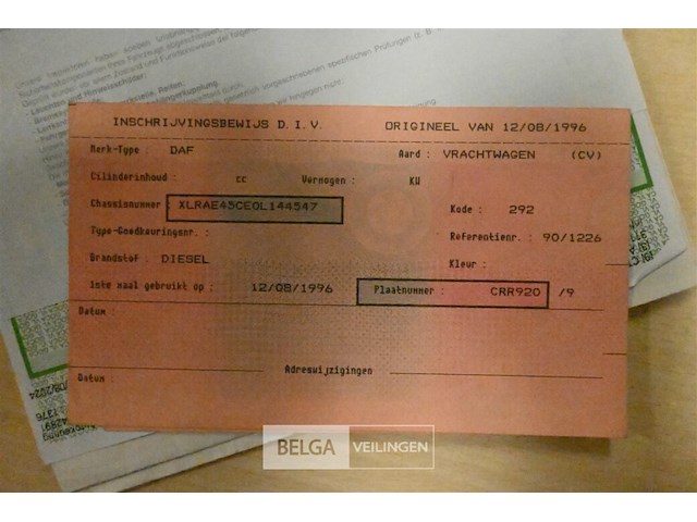 Daf vrachtwagen met kipbak - afbeelding 22 van  22