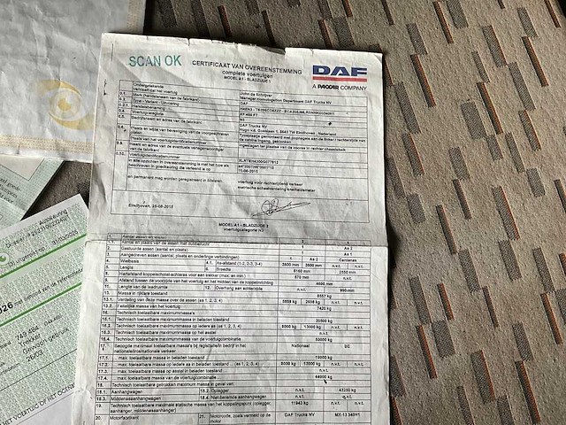 Daf xf 460 ft - 2015 - afbeelding 31 van  37