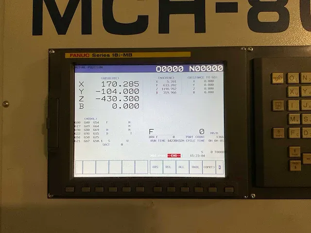 Dahlih mch-800 cnc bewerkingscentrum - afbeelding 7 van  36
