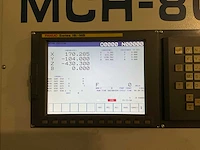 Dahlih mch-800 cnc fanuc met 6 pallets horizontaal bewerkingscentrum - afbeelding 7 van  36
