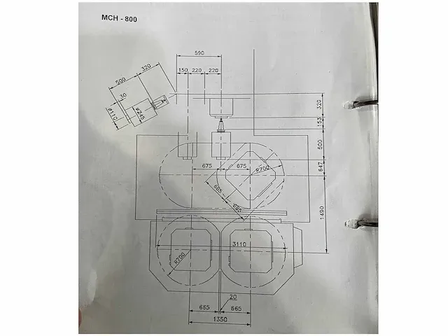 Dahlih mch-800 cnc fanuc met 6 pallets horizontaal bewerkingscentrum - afbeelding 35 van  36