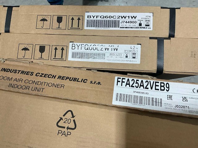Daikin - ffa25a2veb9 - airconditioning binnenunit (2x) - afbeelding 3 van  3