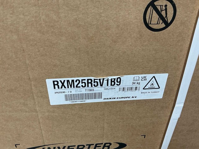 Daikin rxm25rv1b9 airconditioning buiten unit - afbeelding 3 van  3