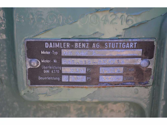 Daimler-benz ag. stuttgart mb 846 a waterpompen - afbeelding 9 van  9