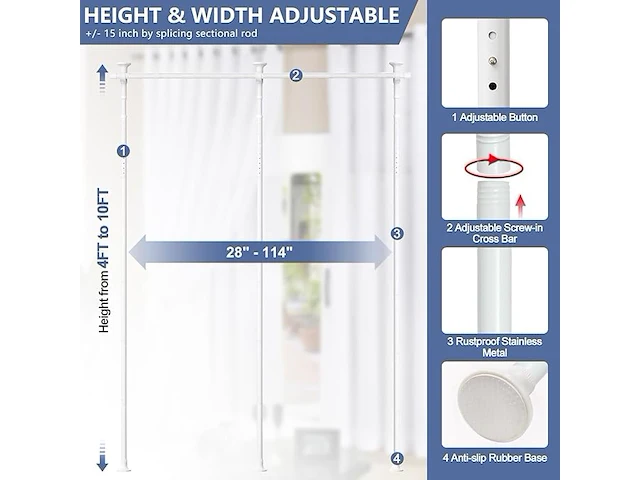 Dakepole paraventframe - afbeelding 2 van  5
