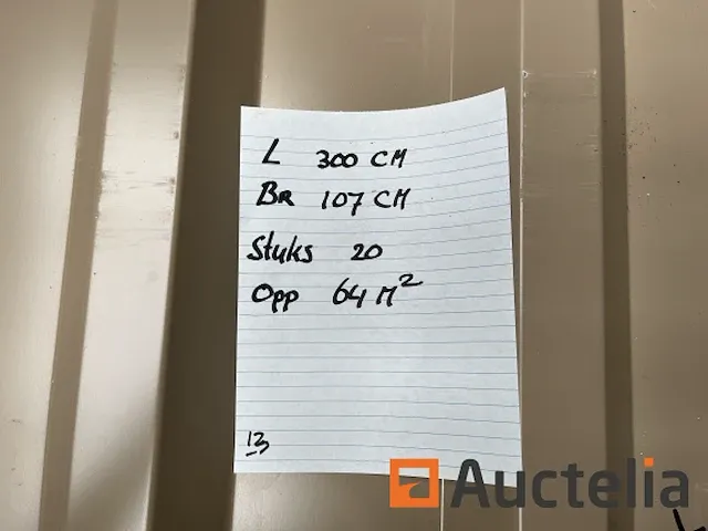 Dakpanelen | dakplaten | staalplaten | golfplaten | wandplaten | 13 - afbeelding 1 van  5