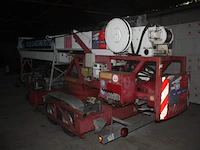 Dakwerkerskraan op aanhangwagen klaas, type k17-24, bwj. 2003, serie nr. a2003874 met puinbak, pannenklem en pannenkar (19) - afbeelding 2 van  20
