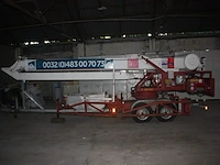 Dakwerkerskraan op aanhangwagen klaas, type k17-24, bwj. 2003, serie nr. a2003874 met puinbak, pannenklem en pannenkar (19) - afbeelding 6 van  20