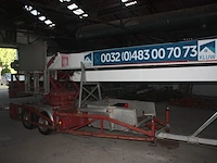 Dakwerkerskraan op aanhangwagen klaas, type k17-24, bwj. 2003, serie nr. a2003874 met puinbak, pannenklem en pannenkar (19) - afbeelding 11 van  20