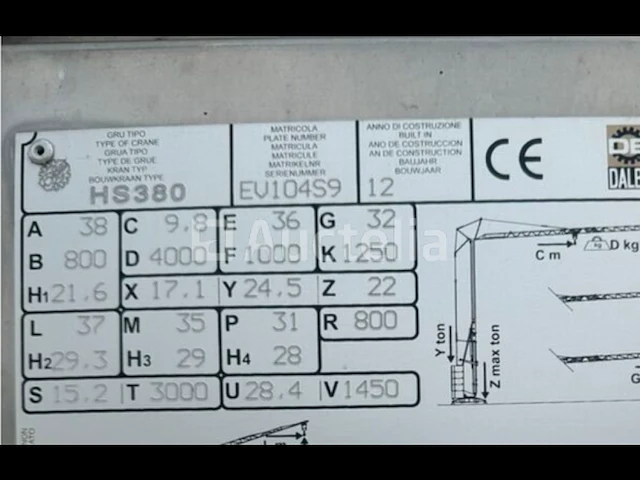 Dalbe hs380 zelfrichtende kraan - afbeelding 5 van  12