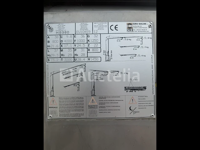 Dalbe hs380 zelfrichtende kraan - afbeelding 9 van  12