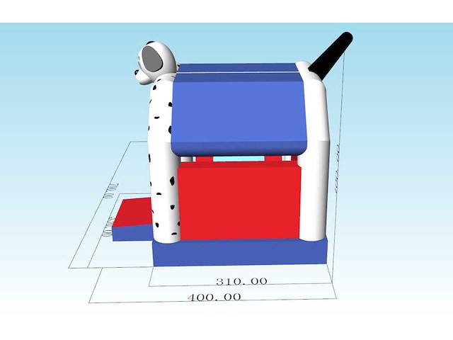 Dalmatier springkasteel - afbeelding 4 van  4