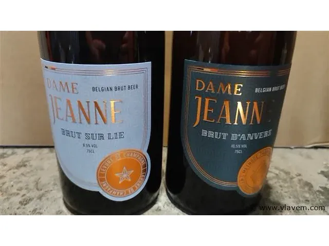 Dame jeanne 75cl 2 flessen - afbeelding 2 van  6