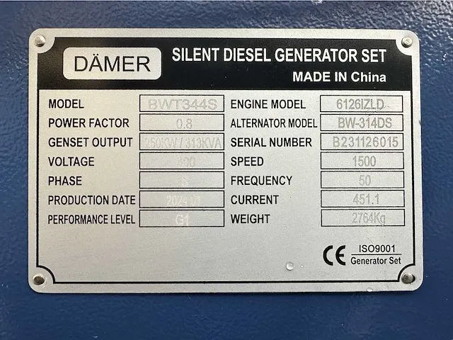 Damer - bwt344s - stroomgenerator - 2024 - afbeelding 14 van  21