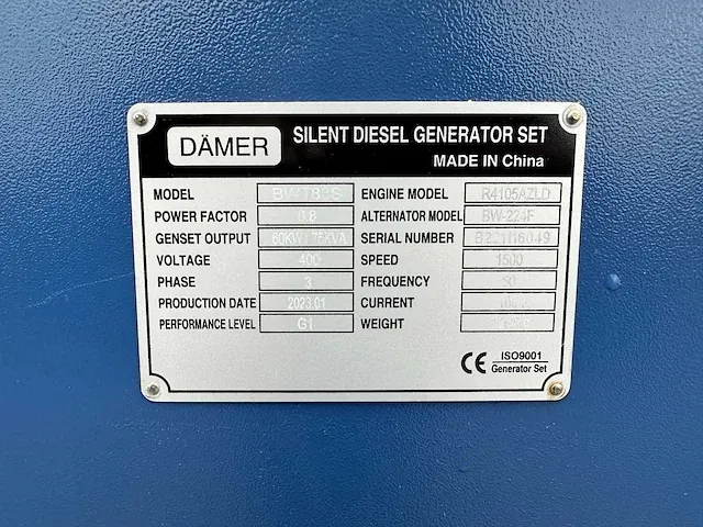Damer - bwt83s - stroomgenerator - 2023 - afbeelding 13 van  20