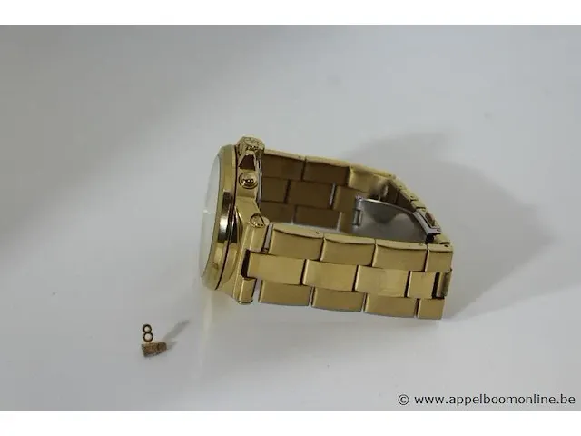 Dames/ heren horloge micheal kors mk8883, dia 45mm, vv stopwatch, mogelijke gebruikssporen, mogelijks nieuwe batterij nodig - afbeelding 2 van  10