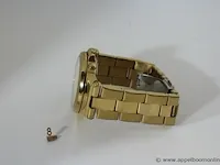 Dames/ heren horloge micheal kors mk8883, dia 45mm, vv stopwatch, mogelijke gebruikssporen, mogelijks nieuwe batterij nodig - afbeelding 2 van  10