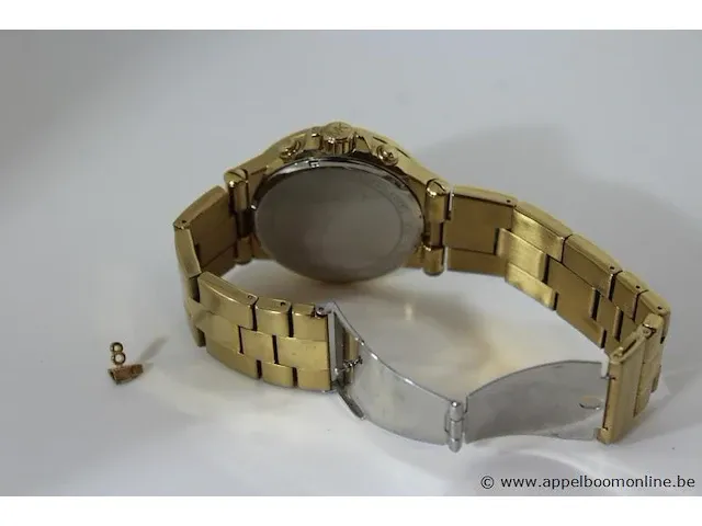 Dames/ heren horloge micheal kors mk8883, dia 45mm, vv stopwatch, mogelijke gebruikssporen, mogelijks nieuwe batterij nodig - afbeelding 10 van  10
