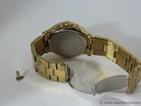 Dames/ heren horloge micheal kors mk8883, dia 45mm, vv stopwatch, mogelijke gebruikssporen, mogelijks nieuwe batterij nodig - afbeelding 10 van  10