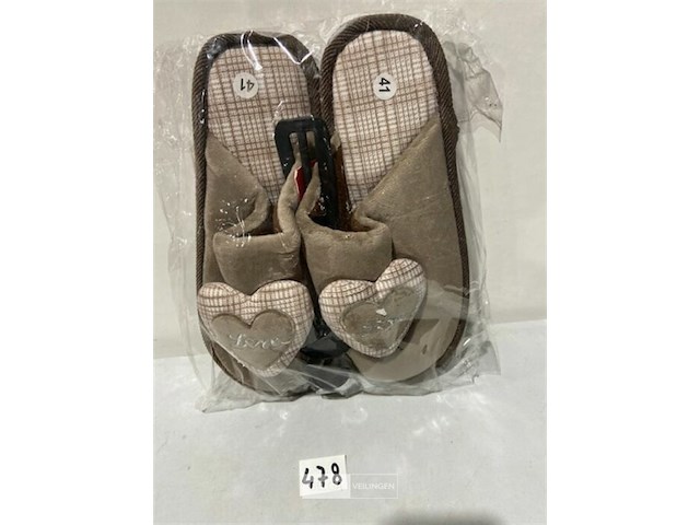 Dames pantoffels maat 41 - afbeelding 1 van  3