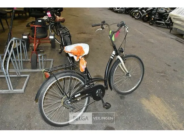Damesfiets b-twin zwart - afbeelding 3 van  4