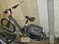 Damesfiets cortina speed grijs / zwarte tassen - afbeelding 2 van  2