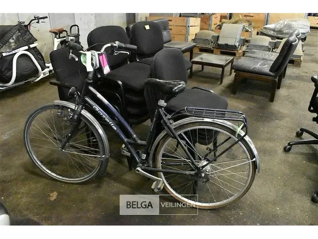 Damesfiets gazelle blauw - afbeelding 1 van  2