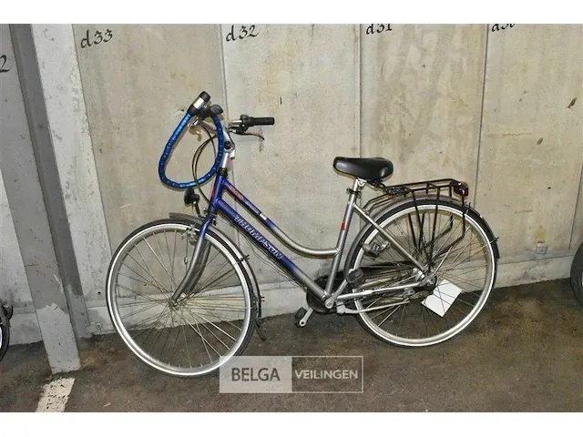 Damesfiets thampson grijs/blauw - afbeelding 2 van  2