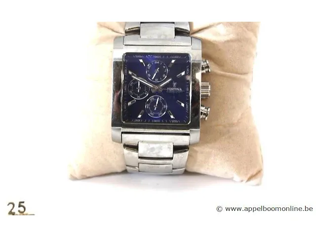 Dames/herenhorloge festina mod-f20423, quartz, vv stopwatch, dia 36mm, mogelijke gebruikssporen, mogelijks nieuwe batterij nodig - afbeelding 2 van  4