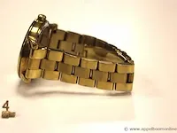 Dameshorloge michael kors mk3560, norie gold-tone, dia 38mm, mogelijke gebruikssporen, mogelijks nieuwe batterij nodig - afbeelding 3 van  4