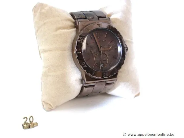 Dameshorloge michael kors mk5519, quartz, vv stopwatch, dia 43mm, mogelijke gebruikssporen, mogelijks nieuwe batterij nodig - afbeelding 1 van  3