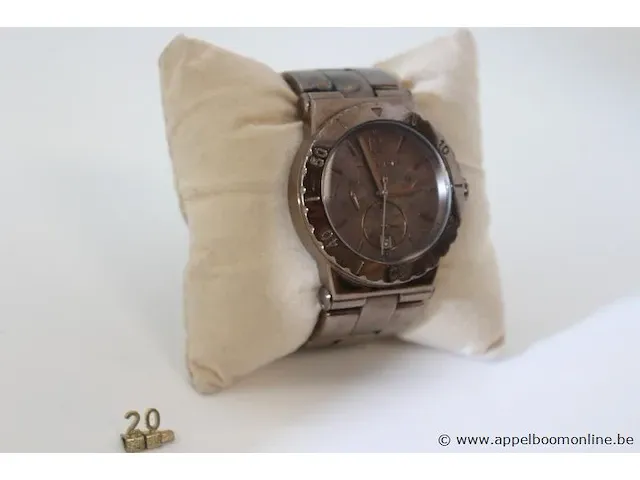 Dameshorloge michael kors mk5519, quartz, vv stopwatch, dia 43mm, mogelijke gebruikssporen, mogelijks nieuwe batterij nodig - afbeelding 3 van  3