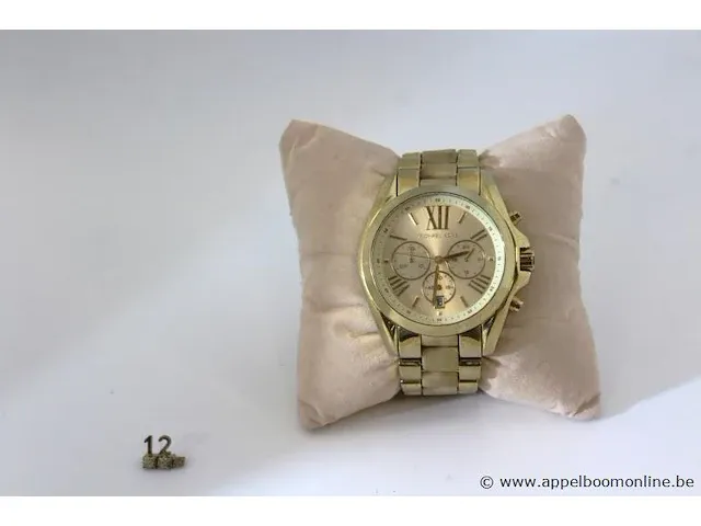 Dameshorloge michael kors mk5722, quartz, vv stopwatch, dia;43mm, mogelijke gebruikssporen, mogelijks nieuwe batterij nodig - afbeelding 1 van  4