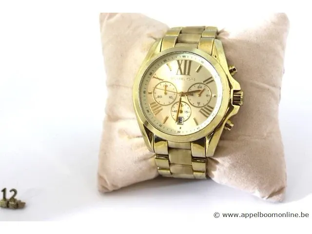 Dameshorloge michael kors mk5722, quartz, vv stopwatch, dia;43mm, mogelijke gebruikssporen, mogelijks nieuwe batterij nodig - afbeelding 2 van  4
