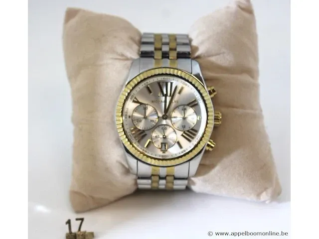 Dameshorloge michael kors mk5955, quartz, vv stopwatch, mogelijke gebruikssporen, mogelijks nieuwe batterij nodig - afbeelding 1 van  5