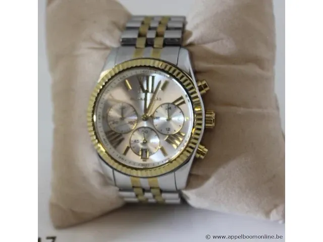 Dameshorloge michael kors mk5955, quartz, vv stopwatch, mogelijke gebruikssporen, mogelijks nieuwe batterij nodig - afbeelding 2 van  5